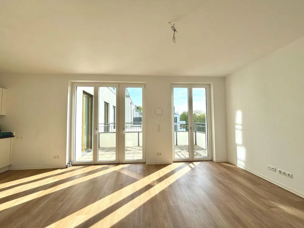2-Zimmer-Neubauwohnung mit großem Balkon in Berlin-Neukölln