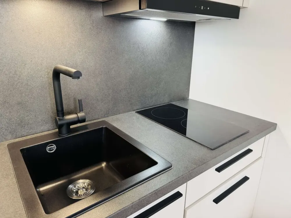 VIA REGIA Leipzig, WE 43 | شقة جديدة بغرفة ونصف، 37.1 م²، الطابق العلوي 1، KfW-40-EE