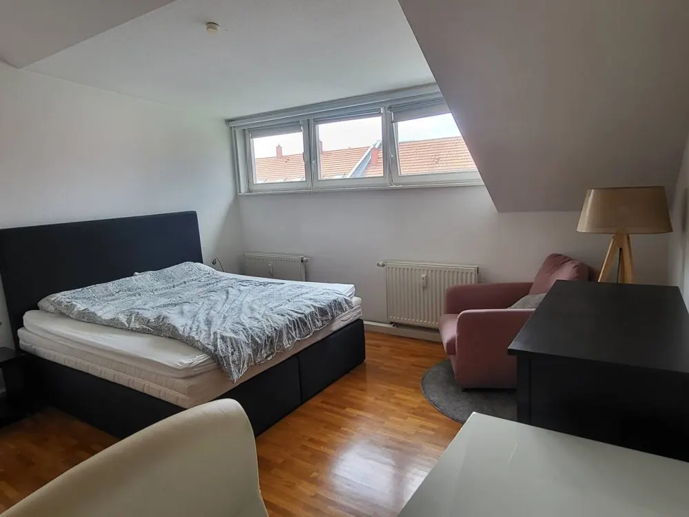 Mitte: renovated and fully furnished app top floor & terrace / Zionskirchplatz