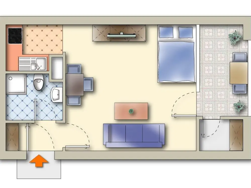 Gemütliche 1-Zimmer-Wohnung in Hanau