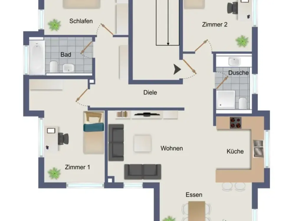 Großzügige 4-Zimmer-Wohnung mit Balkon & Wohlfühlcharakter!