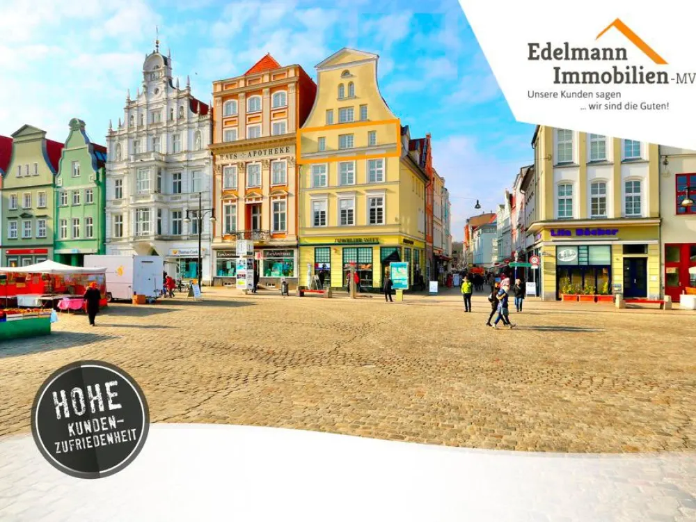Move in and feel good! Fully furnished 2-room apartment with approx. 58 m² in the heart of Rostock!