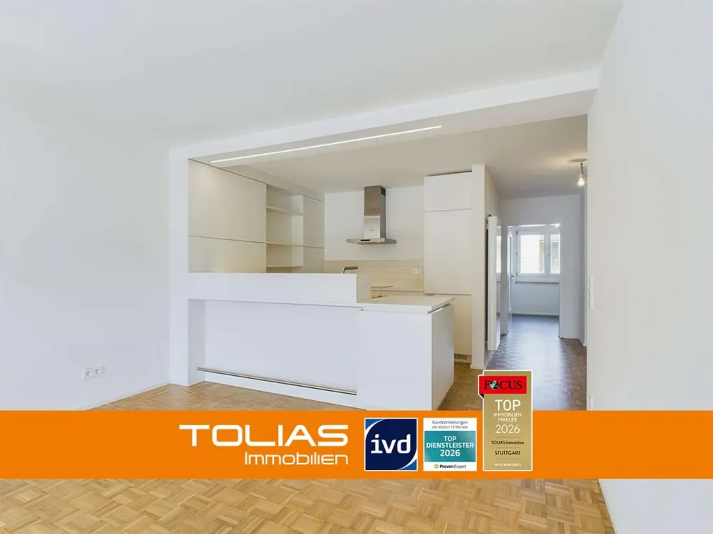 Neu sanierte 3-Zimmer-Wohnung mit moderner Küche, Pkw-Stellplatz in ruhiger aber zentraler Lage