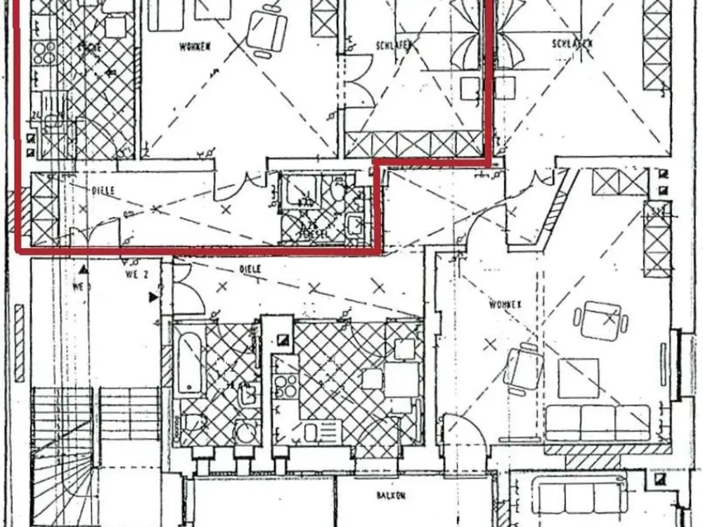 Helle, gemütliche 2 Zimmer Wohnung in der Südvorstadt, nähe Karli