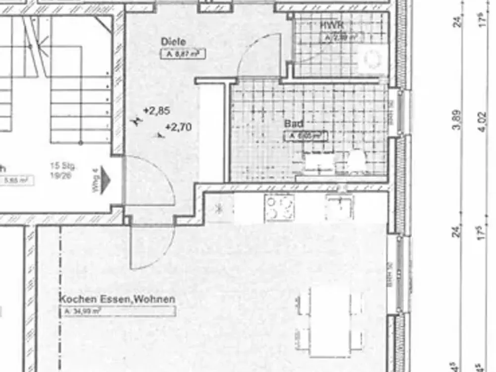 Bright, modern 3-room apartment in Reckenfeld