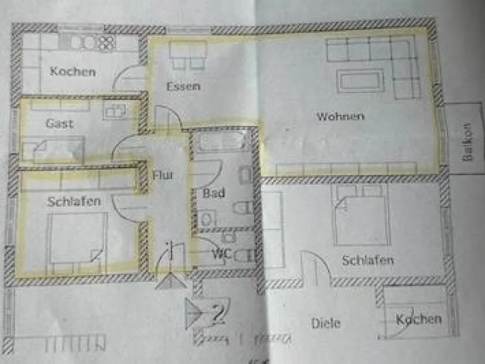 Great 3 1/2-Room Apartment with Balcony in Kirchdorf a. d. Iller