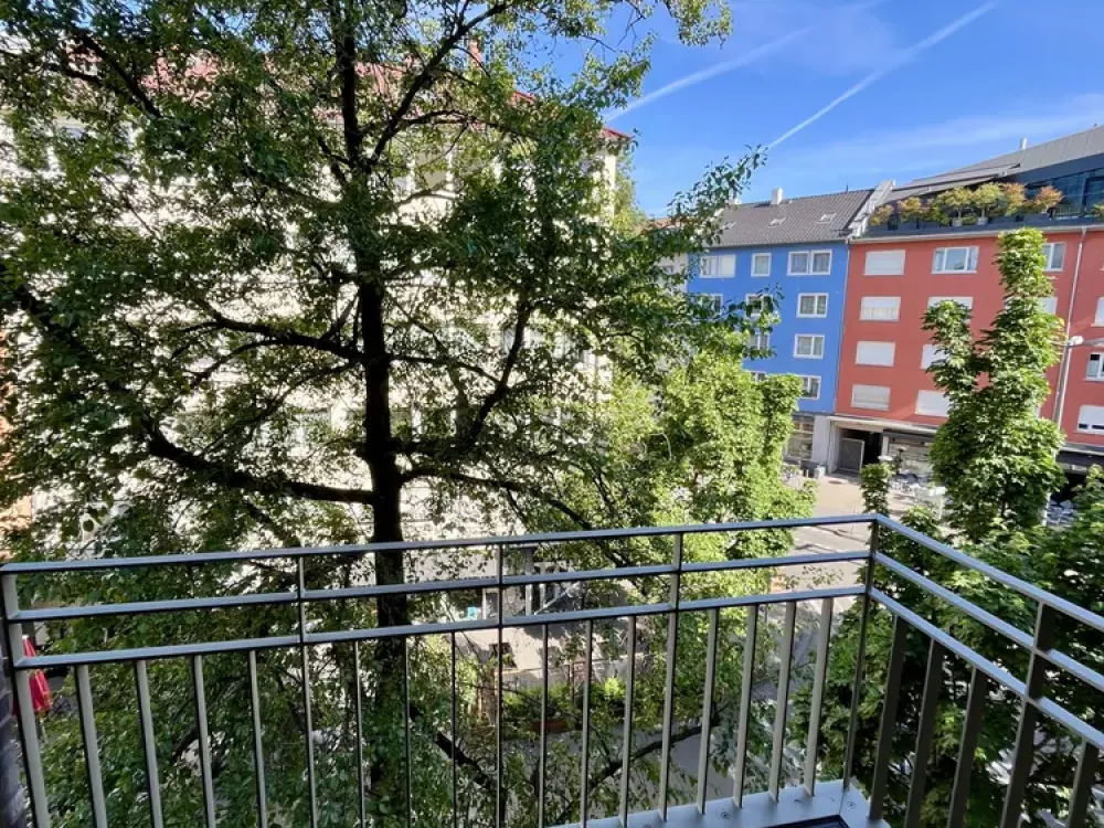 2-Zi. WHG - Nordend-Neubau - Berger Straße - Balkon