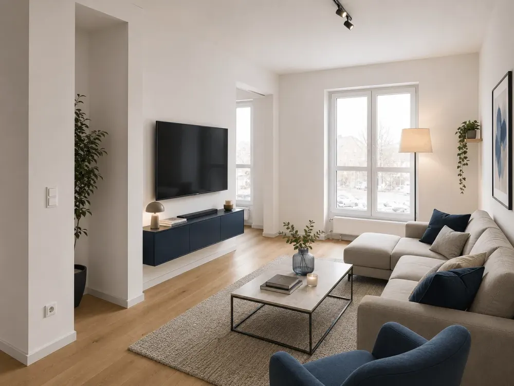 Hochwertig saniert: 2-Zimmer-Wohnung, 37 m², 1. OG, Meerbusch-Büderich