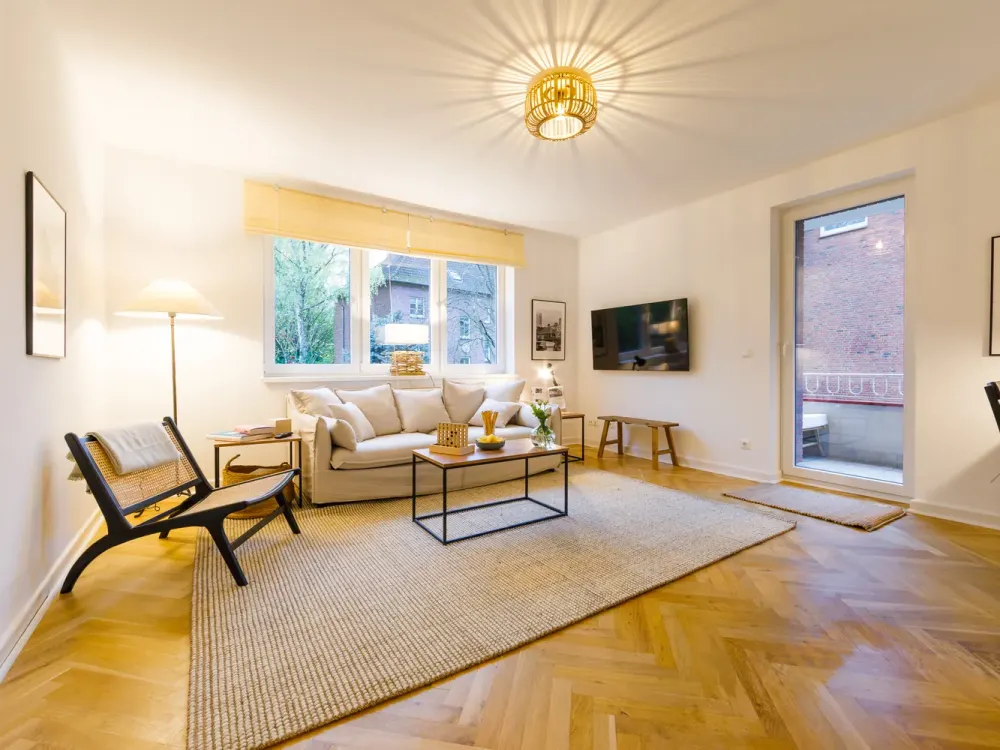 Möblierte Wohnung, ruhige Lage, nahe Stadtpark