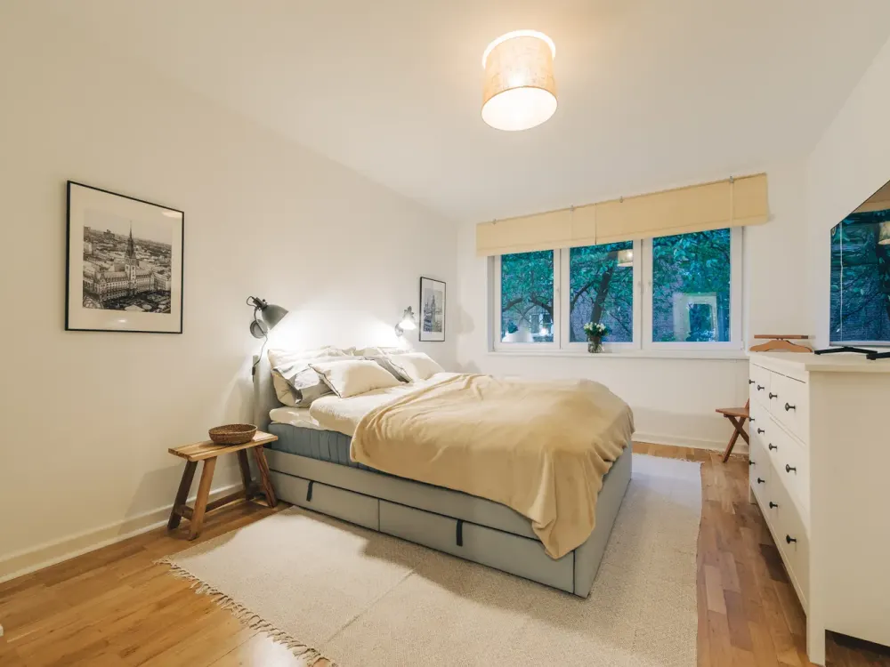 Möblierte Wohnung, ruhige Lage, nahe Stadtpark