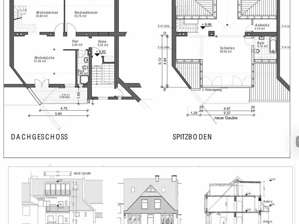 Dachgeschoßwohnung