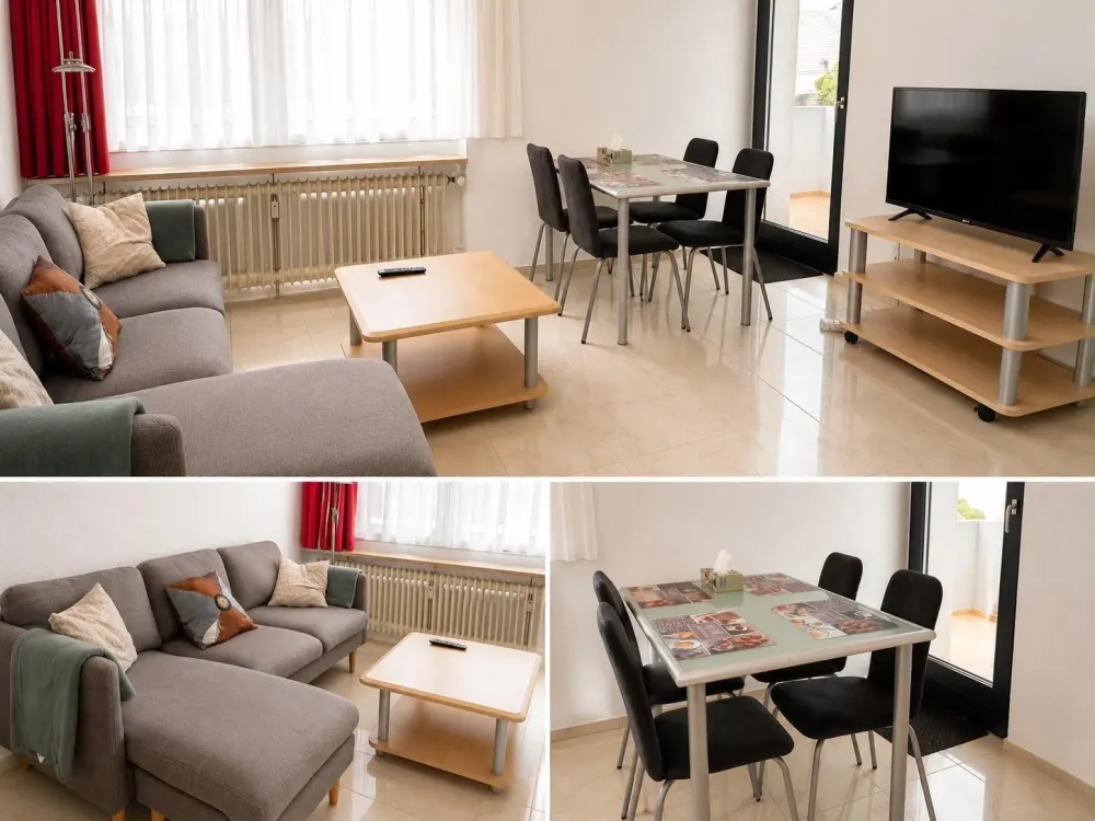 Wohnung mit Parkplatz, Top-Lage nahe Flughafen
