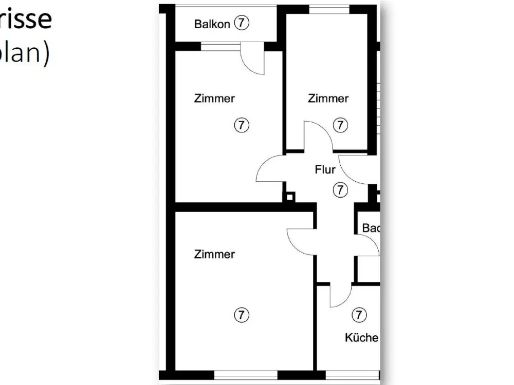 Moderne 3-Zimmer Wohnung mit Balkon in Stuttgart-West (Karlshöhe)