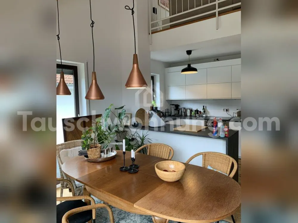 [TAUSCHWOHNUNG] super helle Maisonette, 3,5 Zimmer, EBK, Balkon ins Grüne