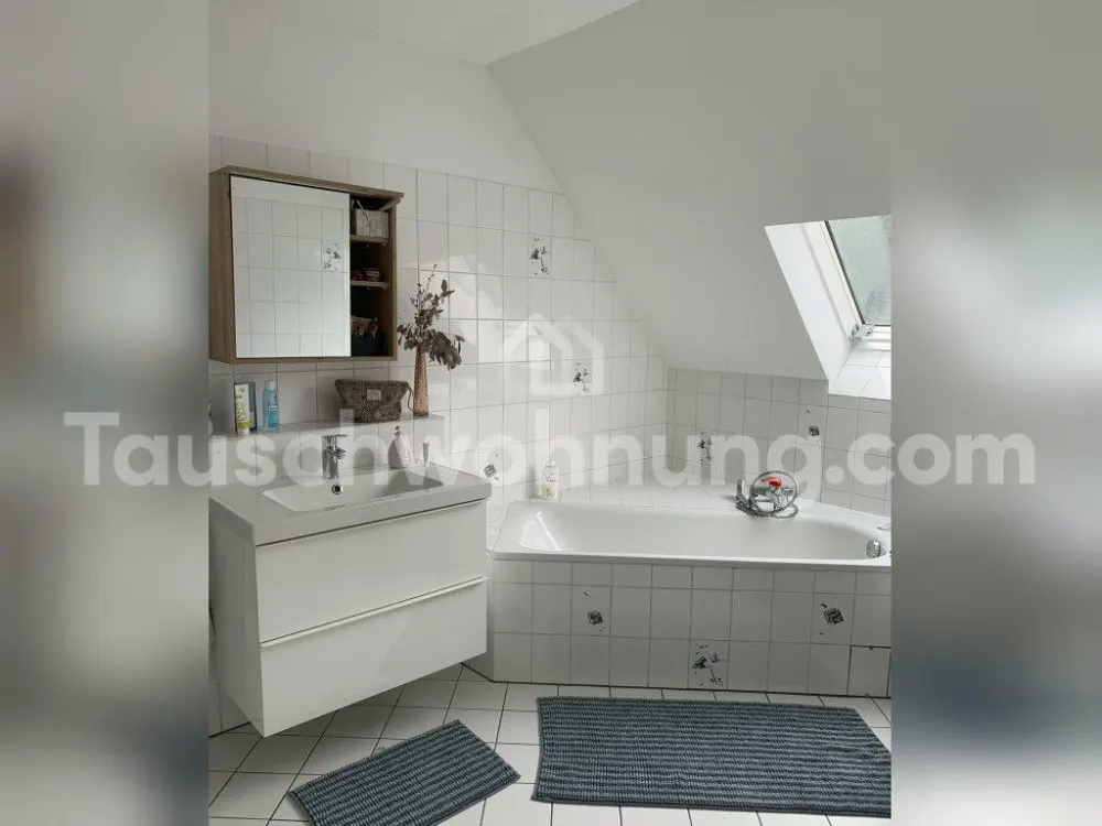 [TAUSCHWOHNUNG] super helle Maisonette, 3,5 Zimmer, EBK, Balkon ins Grüne