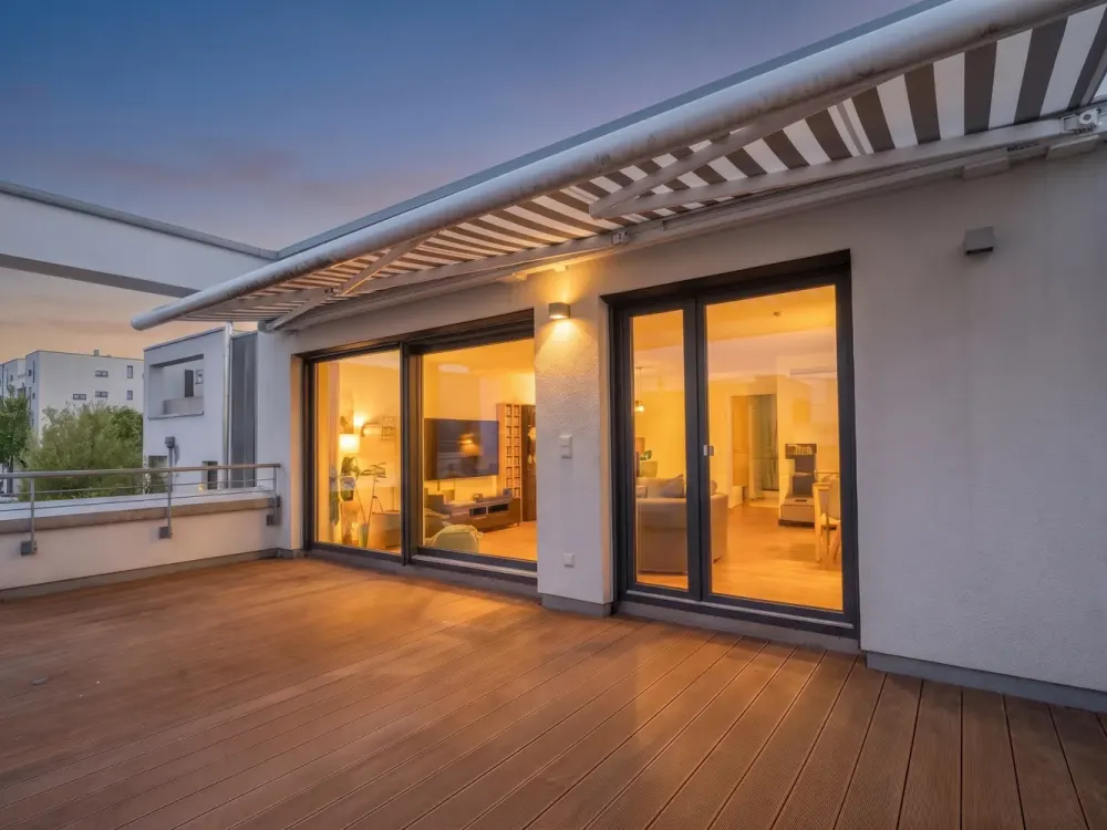 Stilvolle 3-Zimmer-Penthousewohnung mit großer Dachterrasse in Frankfurt-Riedberg