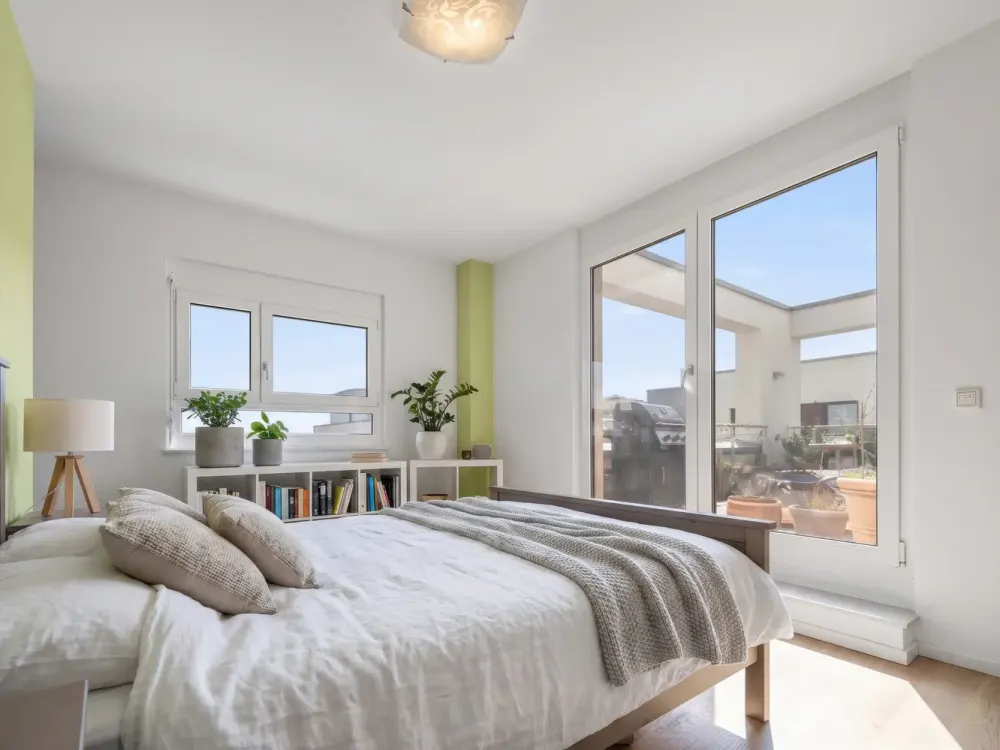Stilvolle 3-Zimmer-Penthousewohnung mit großer Dachterrasse in Frankfurt-Riedberg