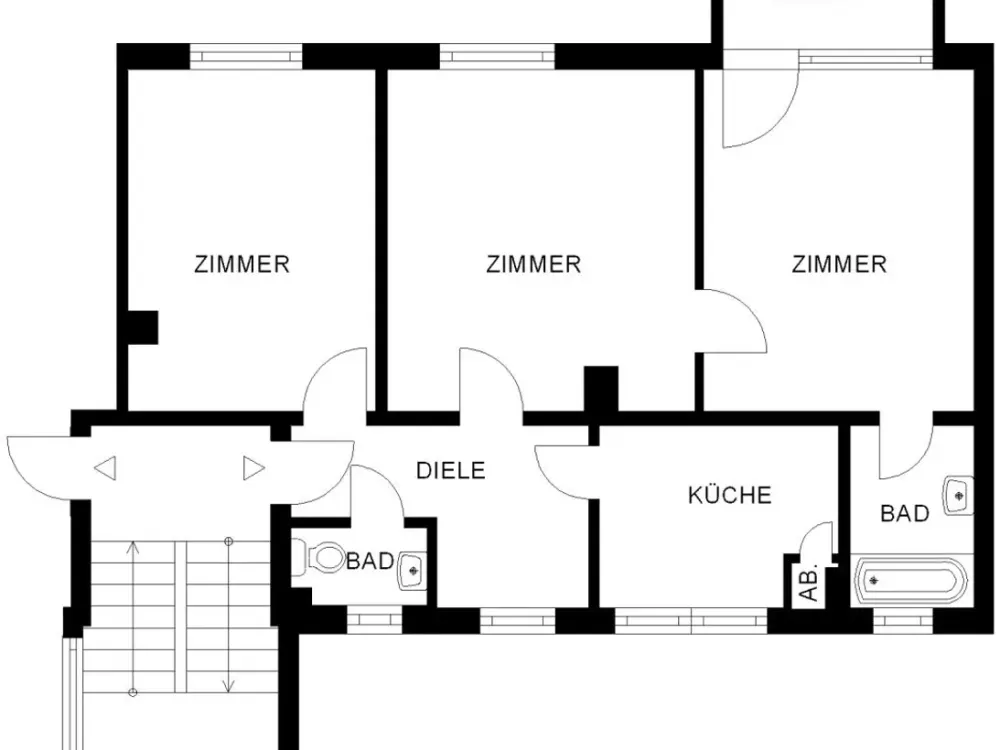 3-Zimmer Wohnung in Gerthe