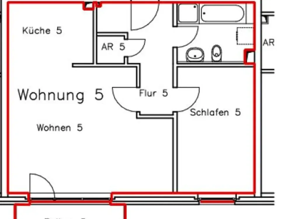 Subsidized Apartment: 2-Room in Hannover Bothfeld