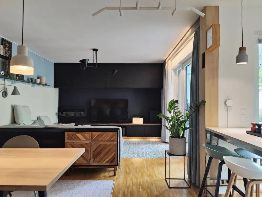 Stylishly Furnished 3-Room Design Apartment with Underground Parking and E-Charging Station