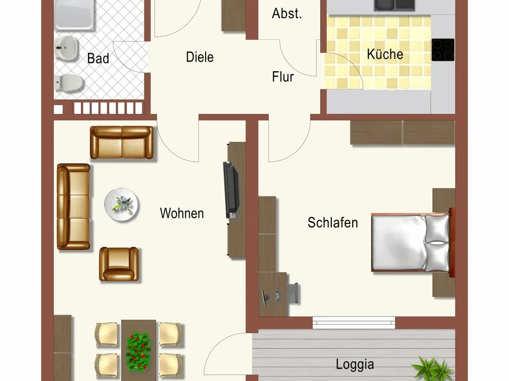Popular Ground Floor Apartment Including Level-Access Shower