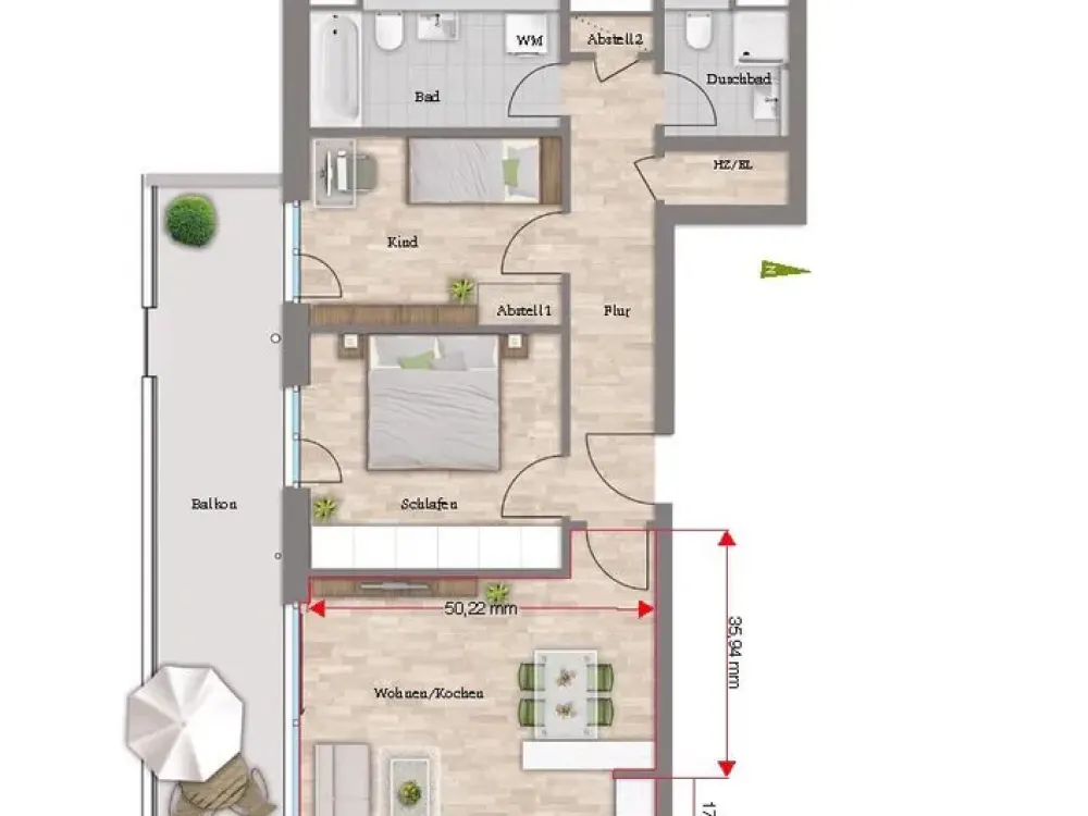 Begehrte Bestlage Vaterstetten: 3-Zimmer-Wohntraum mit Balkon & E-Ladestation - von privat