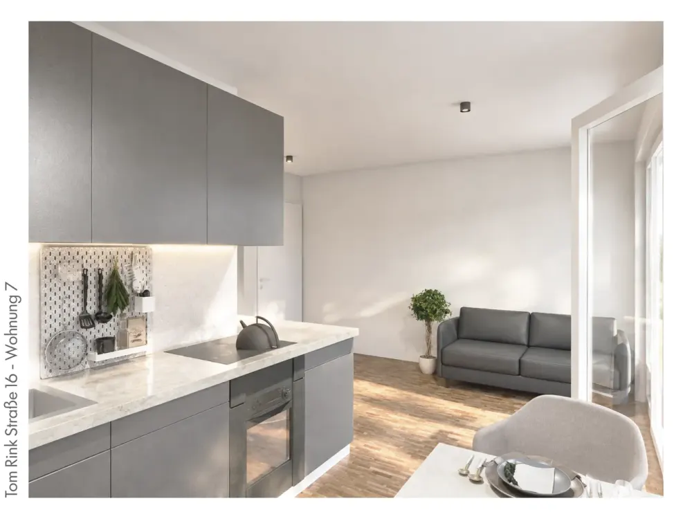 Apartment in the Südviertel with Balcony and Kitchen - First Occupancy