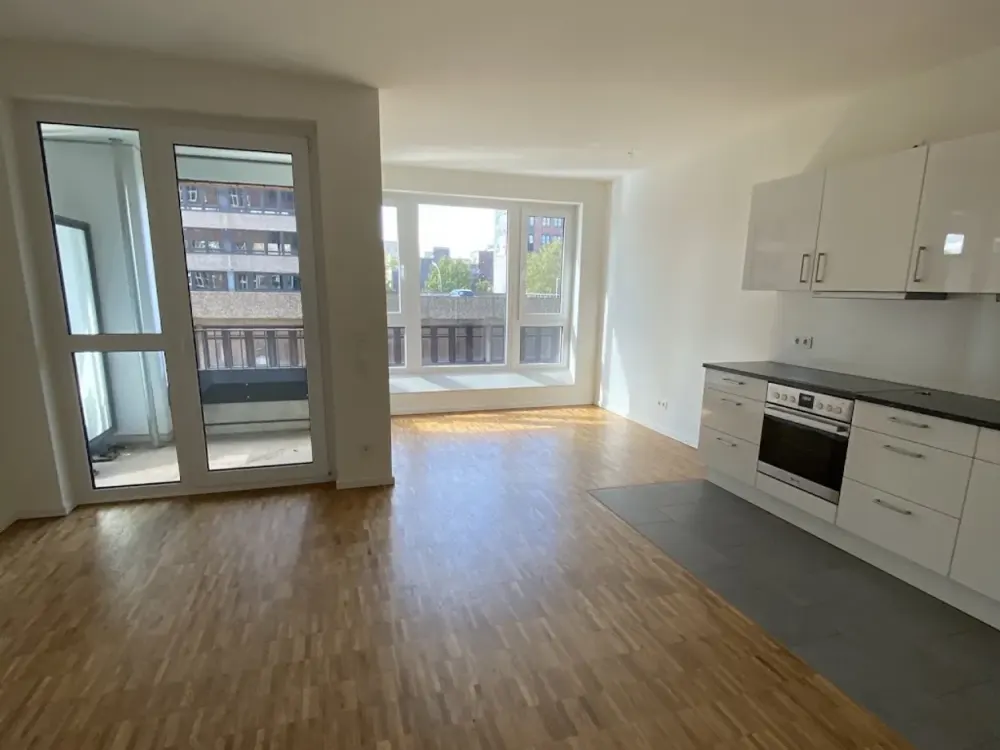moderne 2-Zimmer-Maisonette-Wohnung mit Loggia in HH-Hammerbrook