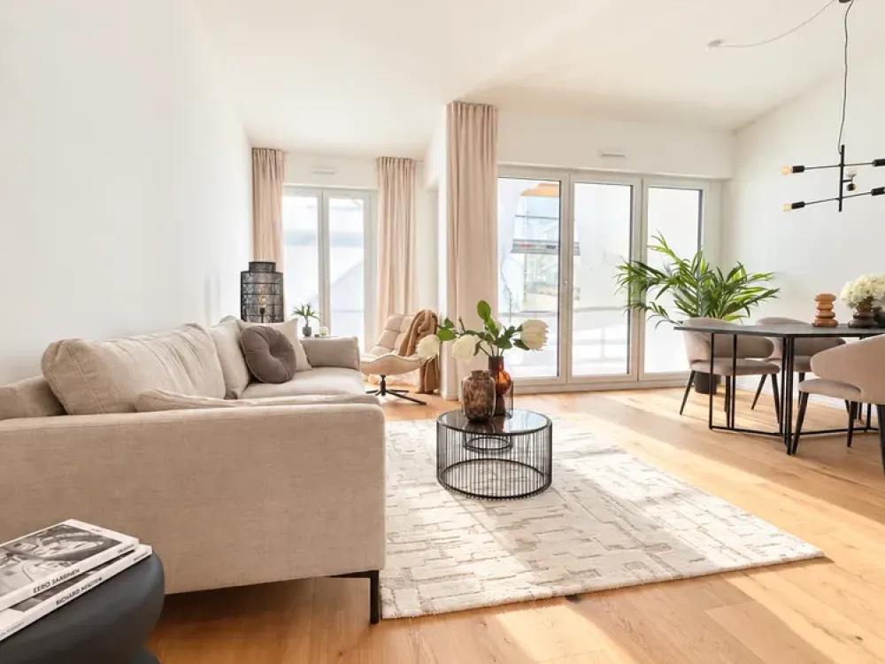 Barrier-Free First Occupancy Attic Apartment with Balcony in München-Aubing