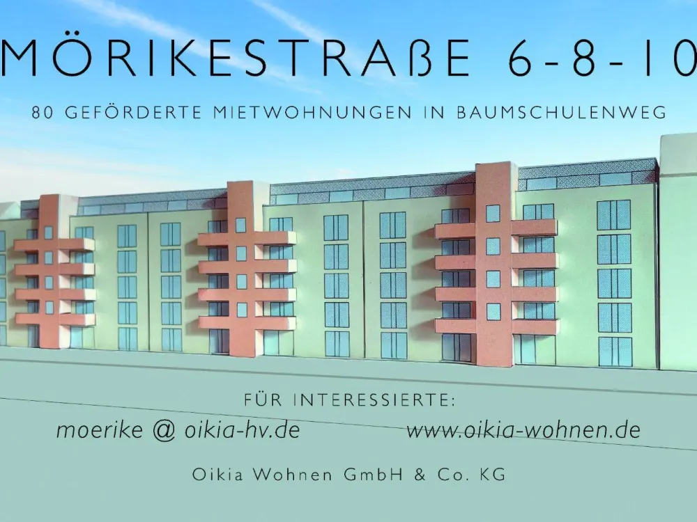 Neubau Berlin-Treptow, Mörikestraße nur für WBS 180 und 220