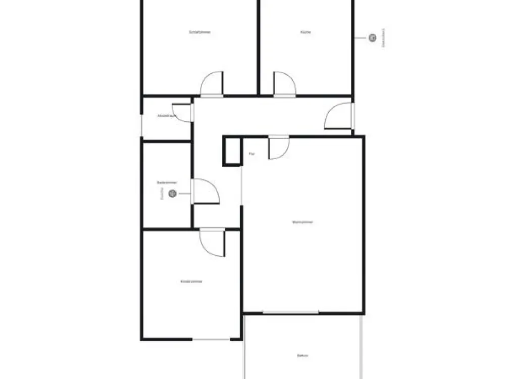 3-Zimmer mit großem Balkon, ideal für eine nette Familie!
