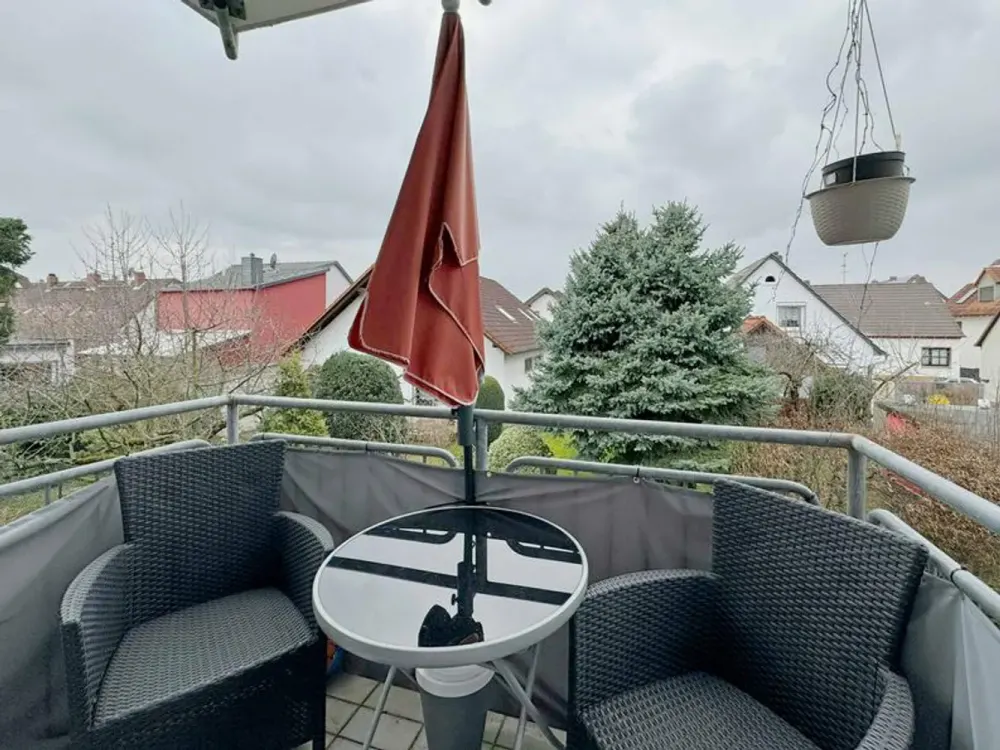 Praktische 1,5-Zimmer-Wohnung mit Balkon in Hanau