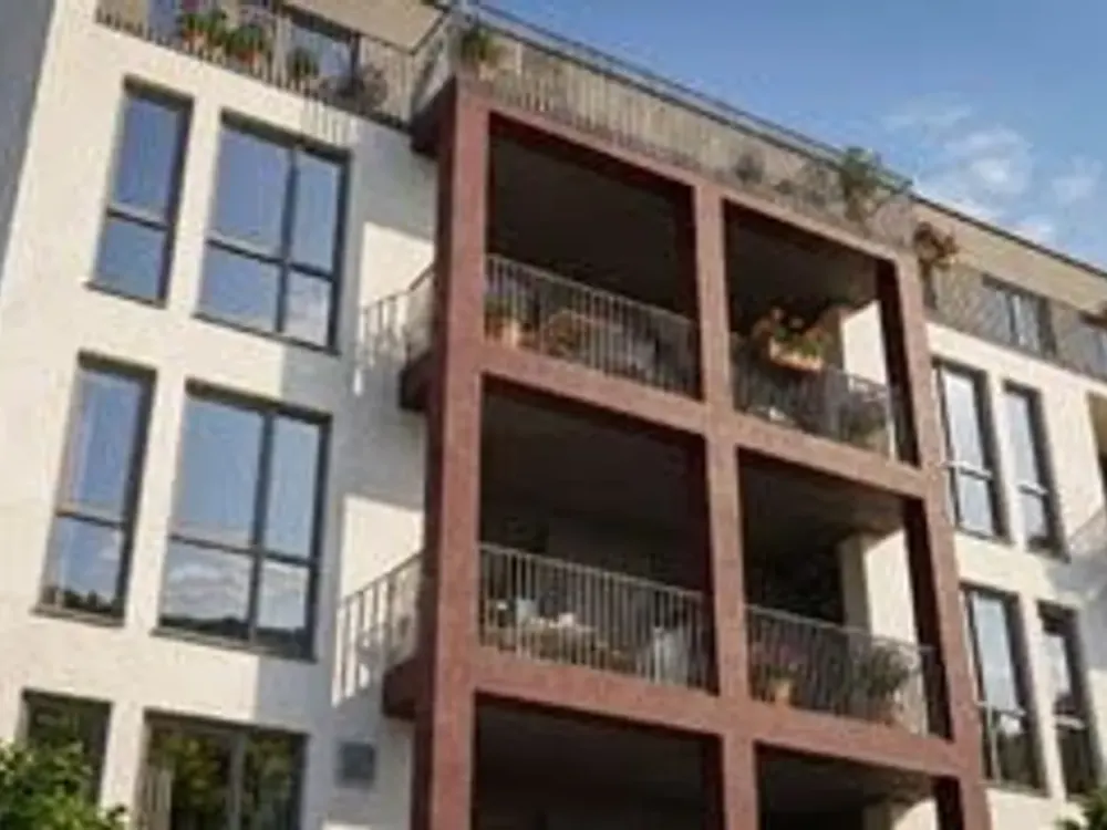 Erstbezug! Moderne 2-Zi.-Wohnung mit Balkon, Erstbezug im KfW-40-NH-Niedrigenergiehaus
