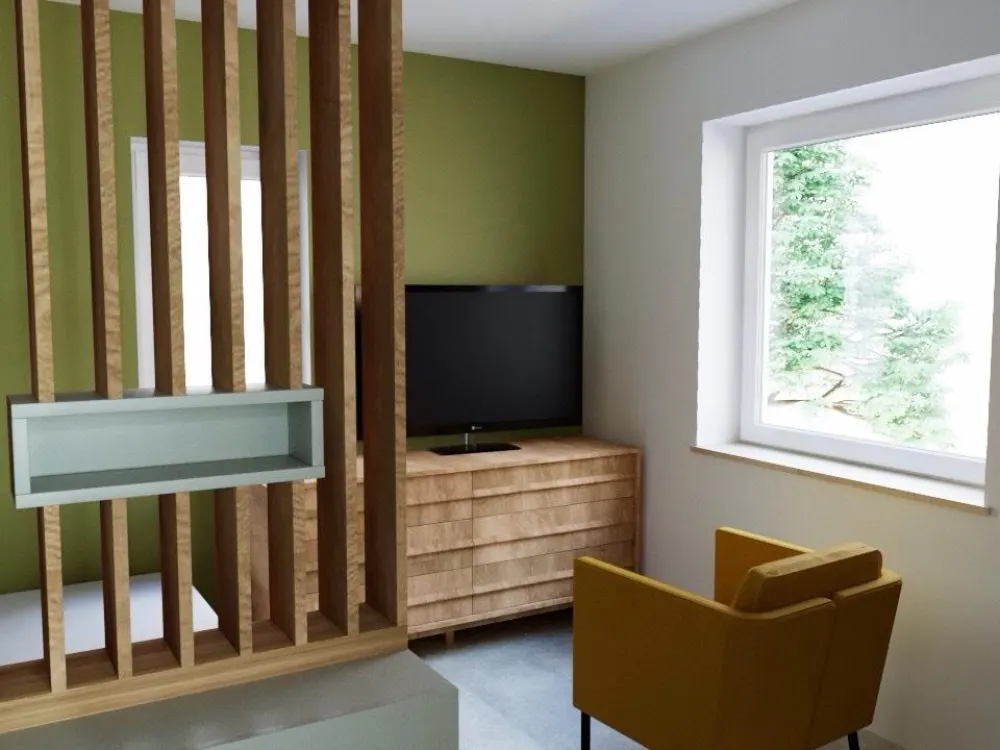 Möbliertes 1 Zimmer Apartment in Friemar