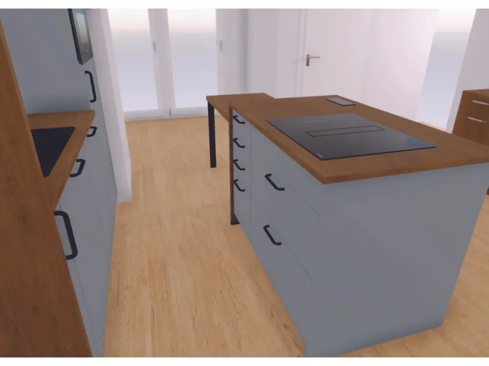 Hochwertig sanierte Wohnung mit Einbauküche und Dachterrasse, Erstbezug nach Sanierung, WE11