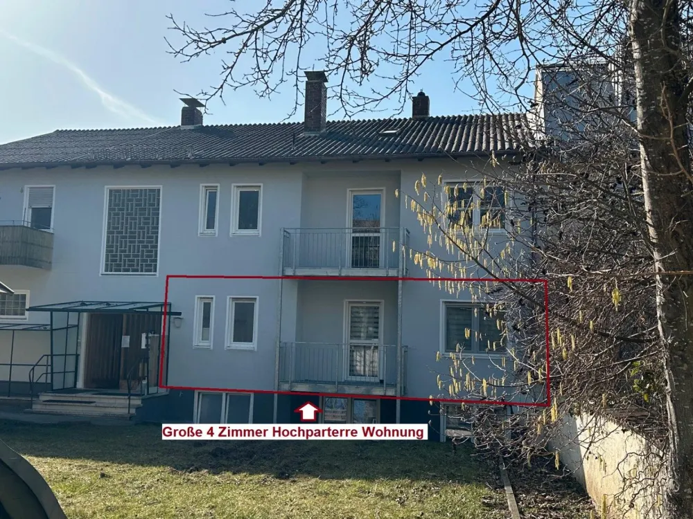4-Zimmer Wohnung mit Balkon 3-er WG möglich oder Familie m4 Pers.