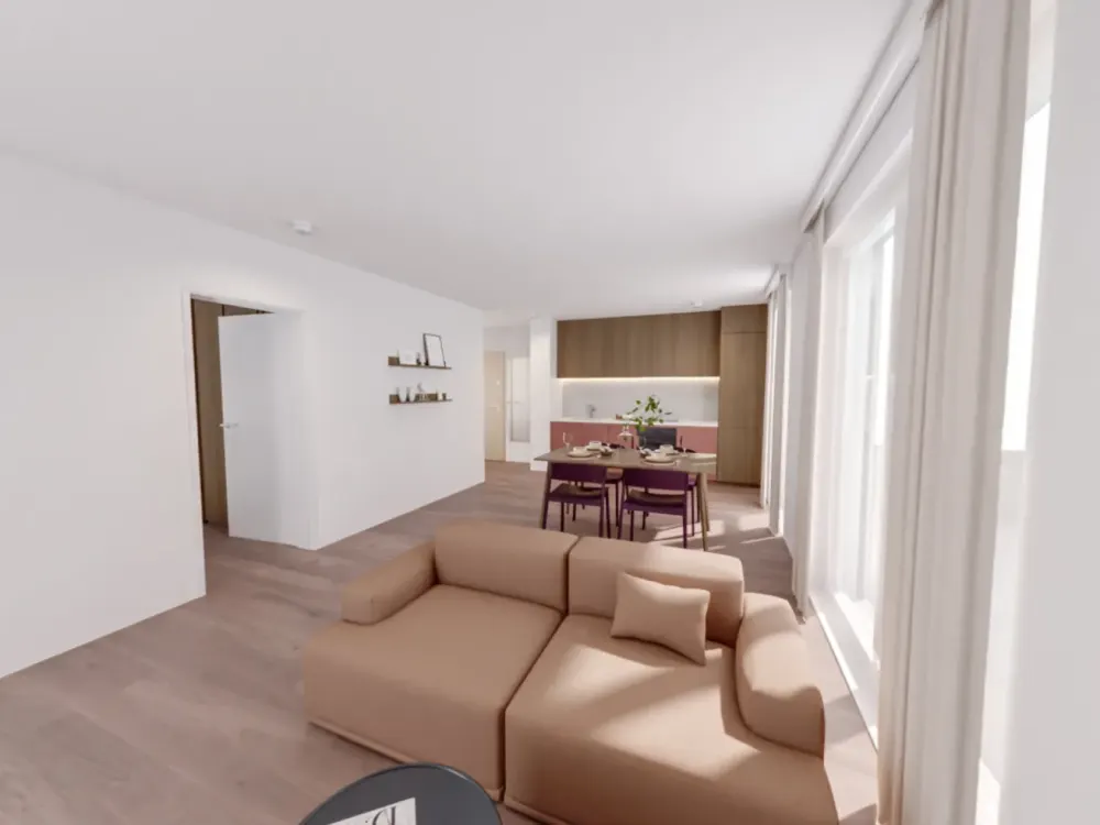 2-Zimmer Large mit exklusiven Gemeinschaftsflächen: Padelplatz, Fitness, Dachterrasse & mehr