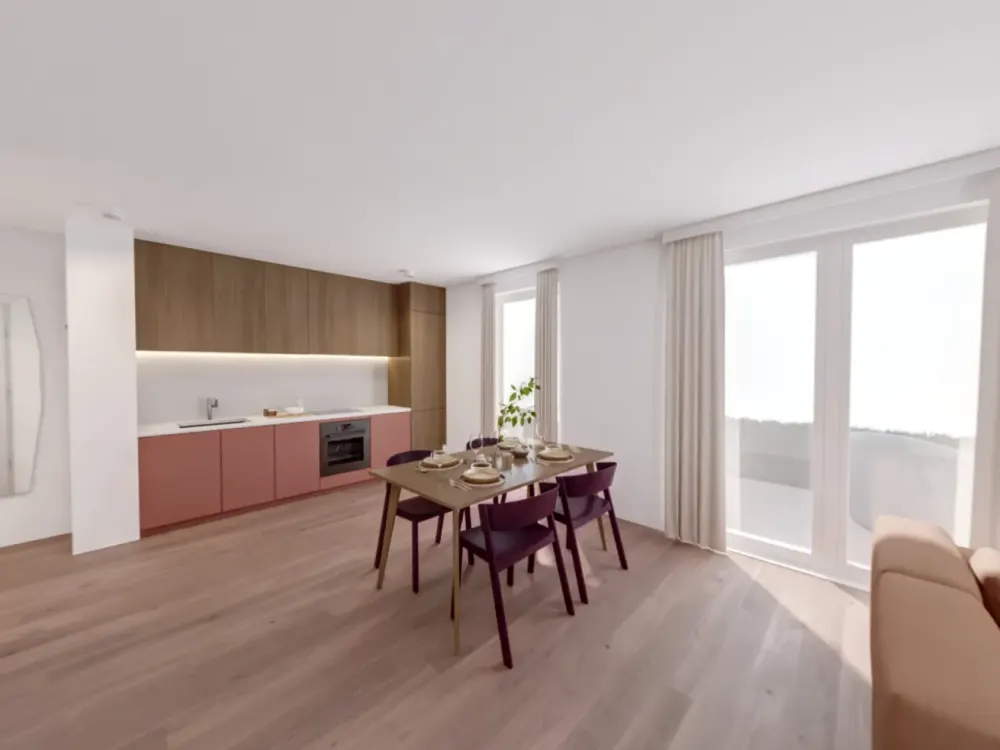 2-Zimmer Large mit exklusiven Gemeinschaftsflächen: Padelplatz, Fitness, Dachterrasse & mehr