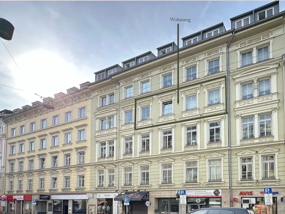 Befristet: Bestlage Altstadt! Möblierte 3-Zimmer- Wohnung am Viktualienmarkt