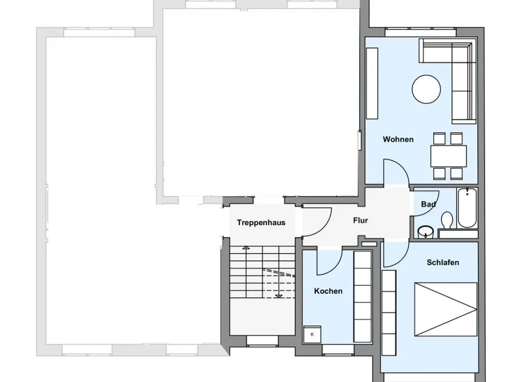 2-Room Apartment in Hannover-Stöcken