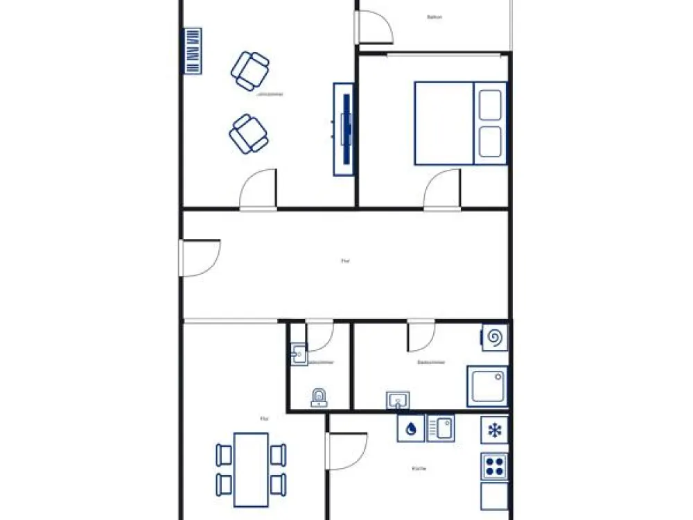 There is a place for everyone here: 3-room apartment