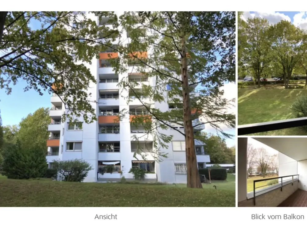 2-Zimmer Wohnung mit PKW-Stellplatz und Süd-Balkon