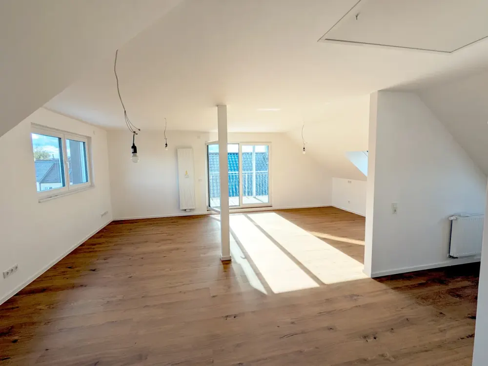 First Occupancy, Spacious 4-Room Attic Apartment (Air Conditioning), Loggia, Dortmund