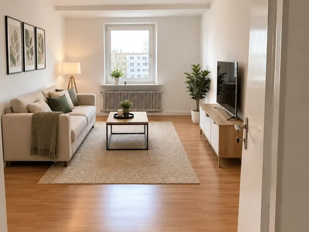 Frisch renovierte 2-Zimmer-Wohnung in Nürnberg, zentral