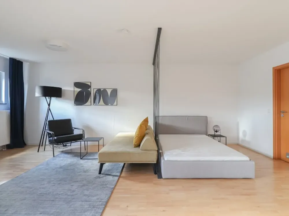 Spacious Living Environment, Stylish Furnished 1-Room Apartment to Feel Good