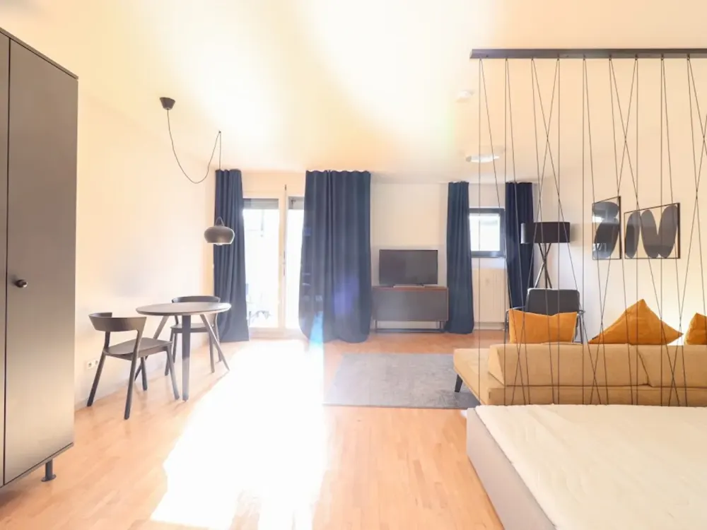 Spacious Living Environment, Stylish Furnished 1-Room Apartment to Feel Good