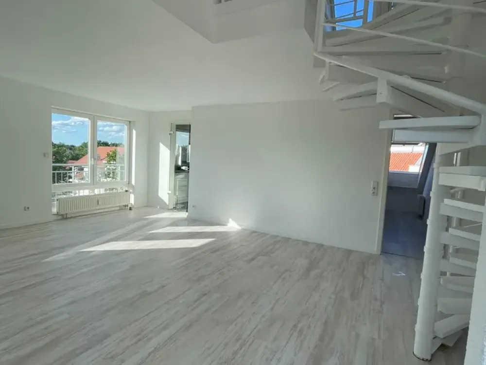 Exklusive Galerie-Maisonette mit Dachterrasse Kamin & 2 Bädern