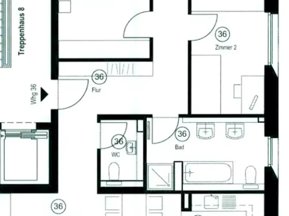 Schöne 4-Zimmer-Wohnung mit Balkon