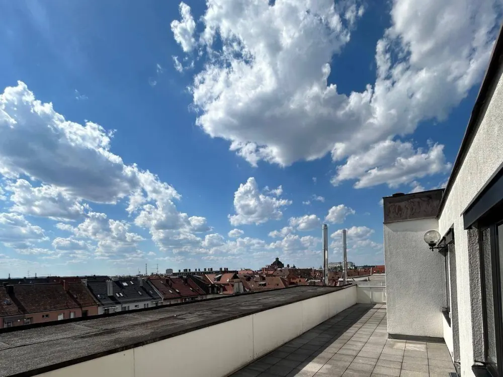 Penthouse mit Blick über Nürnberg