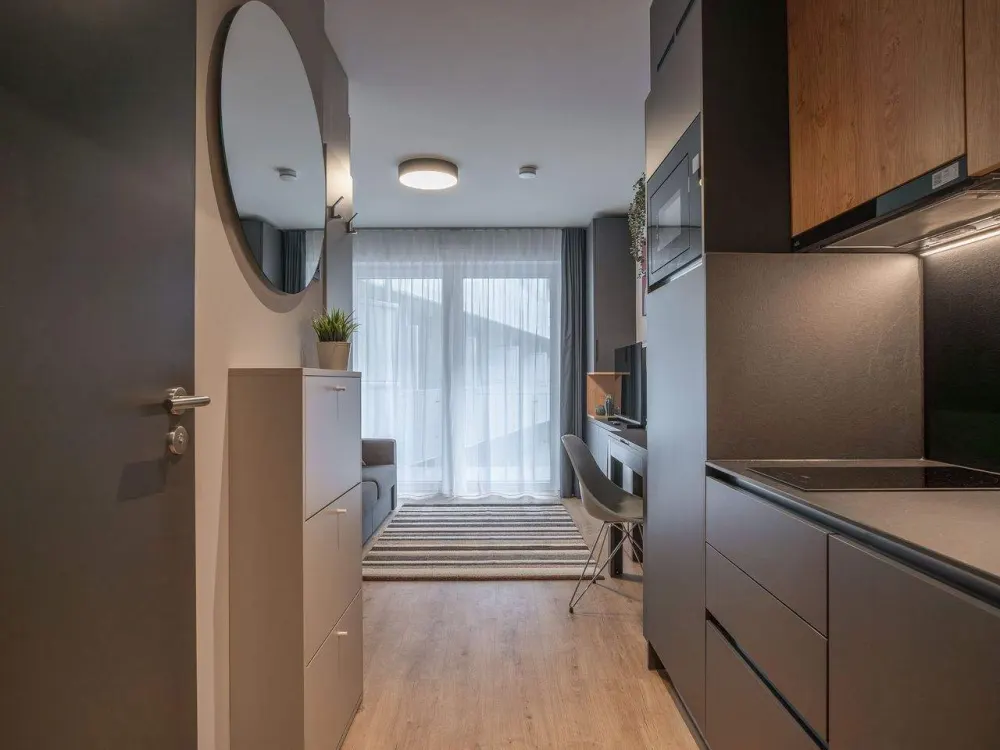 Modern wohnen, frei leben, Studio Apartment Pop L, City Pop Berlin